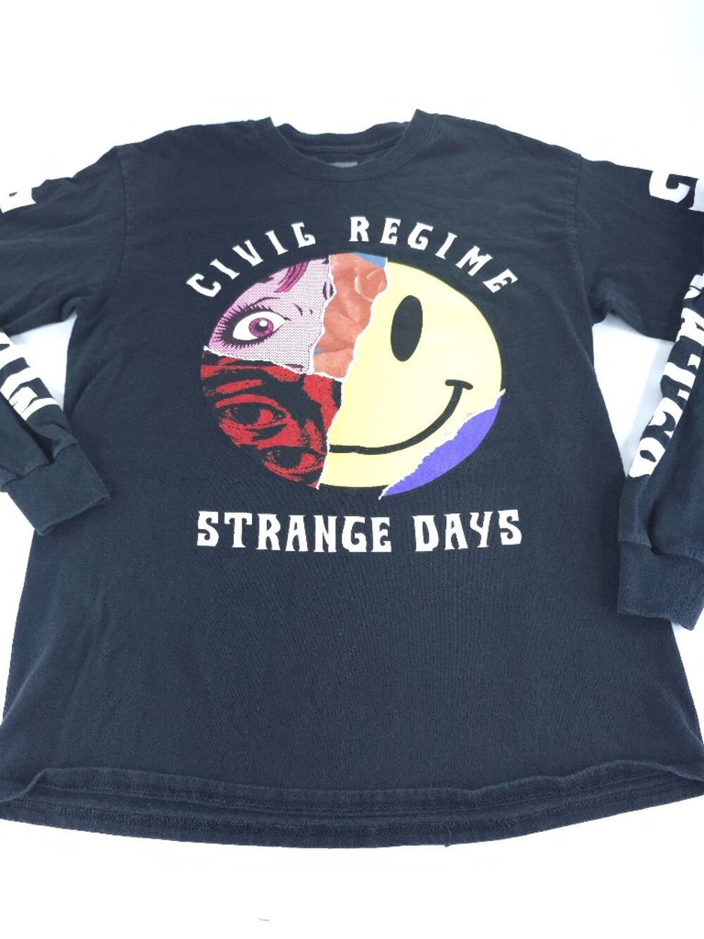 Civil Regime Strange Days Smile Now Cry Later Long Sleeve T-Shirt M